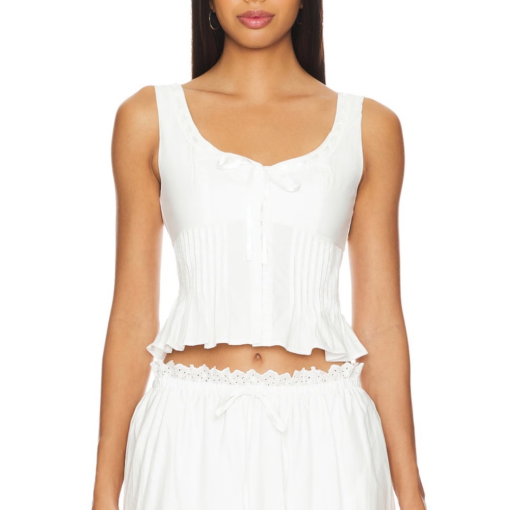 NIA | Lemon Top in White